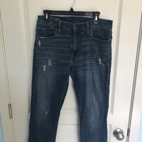 Hollister Other - Hollister slim straight distressed jeans